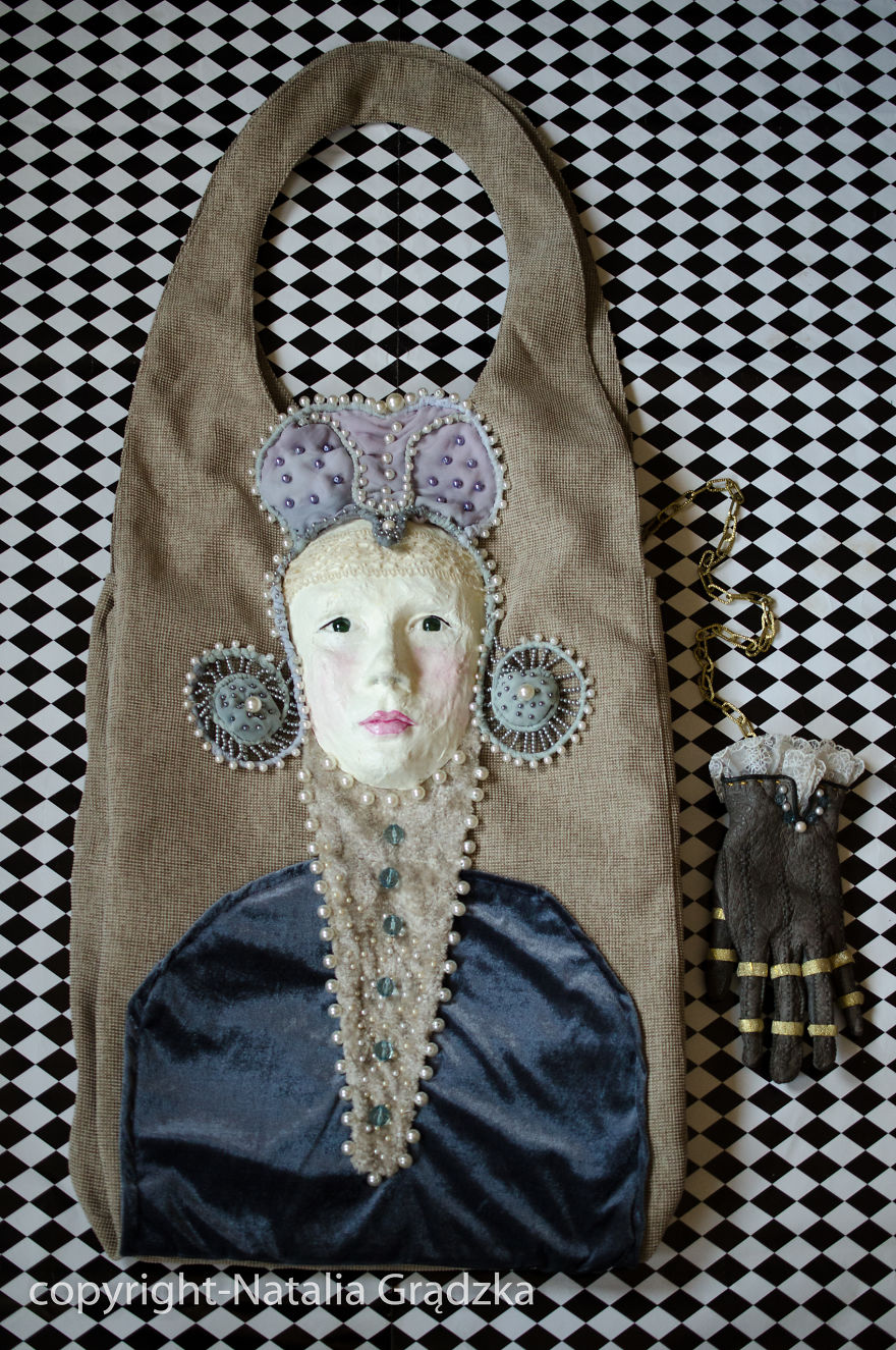 Face Bags, Wearable Art Face Bags, Wearable Art