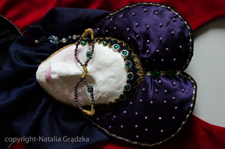 Face Bags, Wearable Art Face Bags, Wearable Art