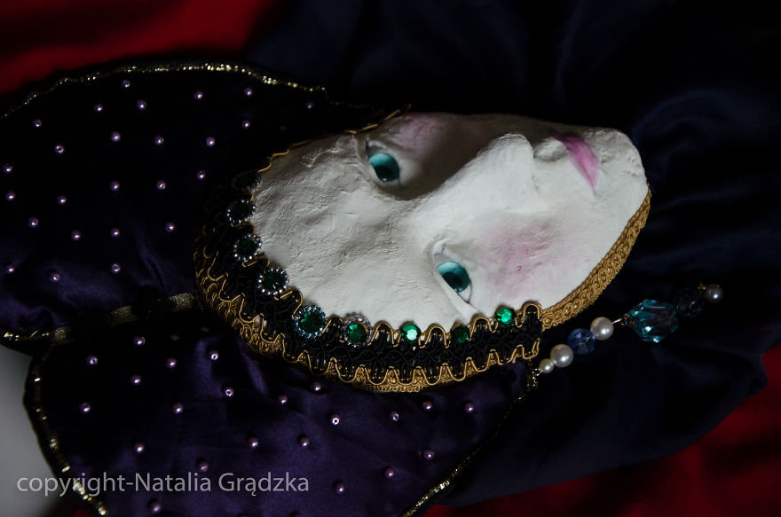 Face Bags, Wearable Art Face Bags, Wearable Art