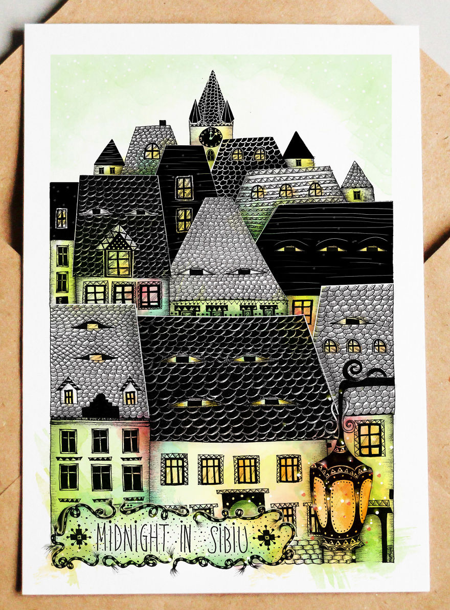 Midnight In Sibiu (romania)