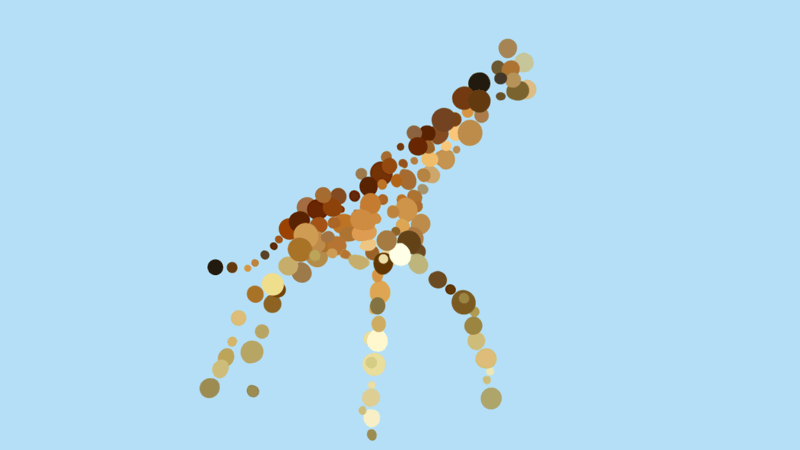My Gifs Of Animals Emerging From Abstraction