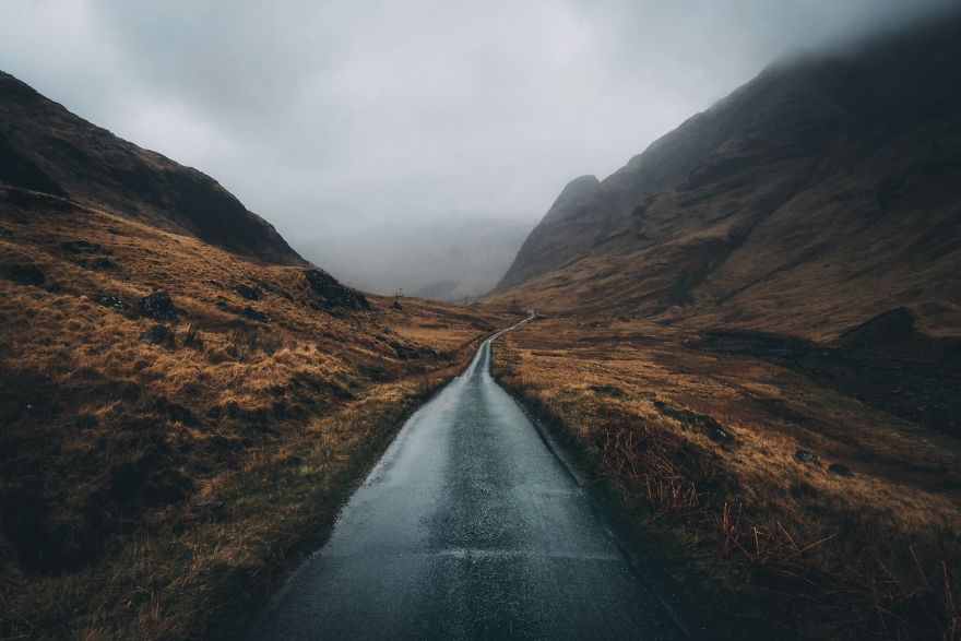 James Bond Road, Glencoe, Scotland