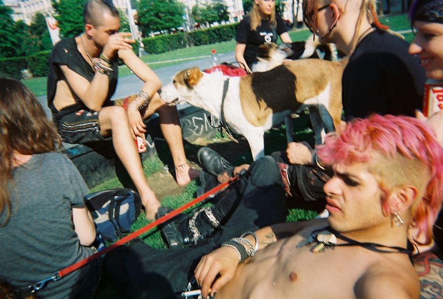 I Gave Single-Use Cameras To Viennese Punks To Capture Moments Of Their Life