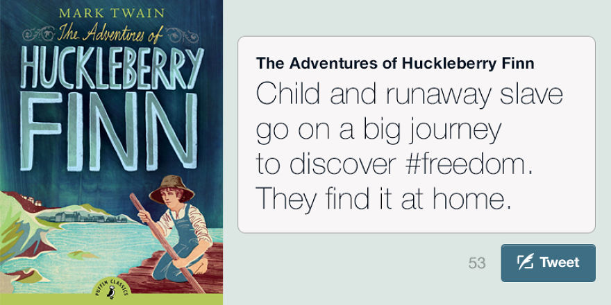 America’s Best Novels In 140 Characters Or Less