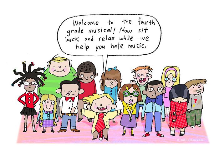 Here Are Nine Of My Favorite Cartoons I Did With Kids As The Subject.