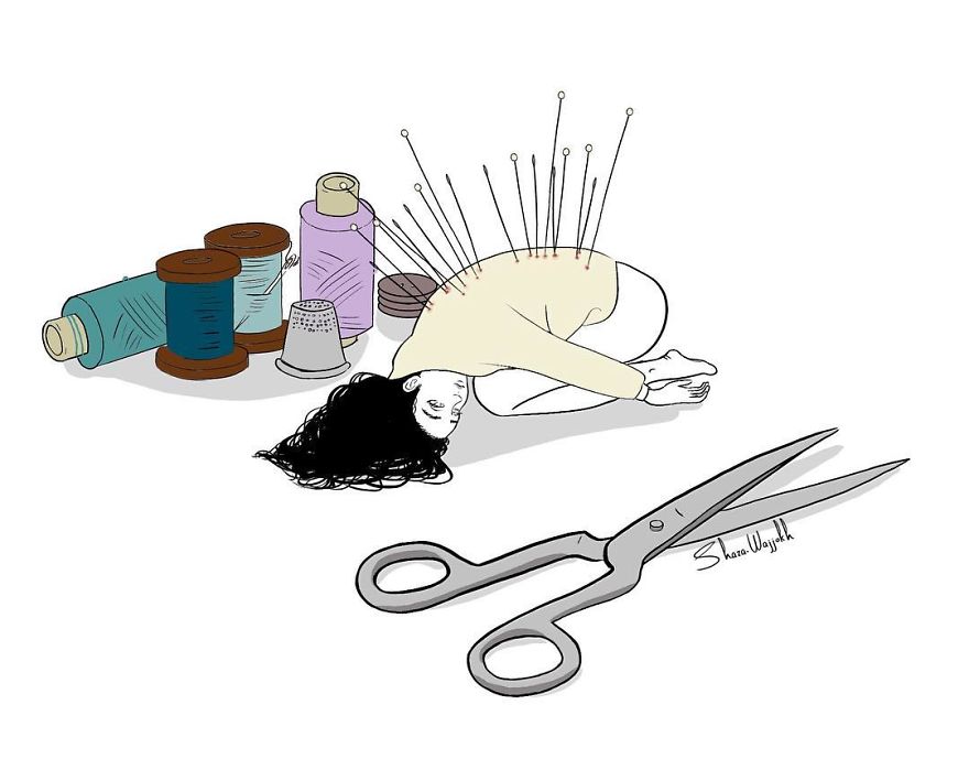 I Illustrate Woman's Inner World