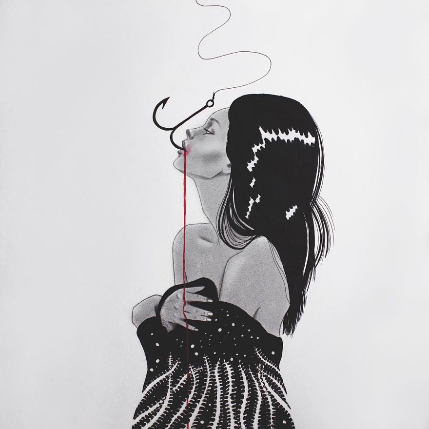 I Illustrate Woman's Inner World