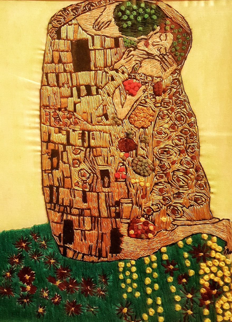 I 'Paint' Using Needle And Thread