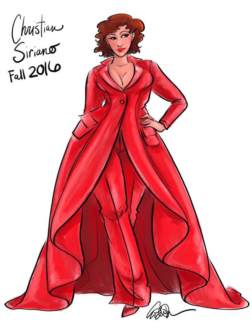 I Create Plus Size Fashion Illustrations