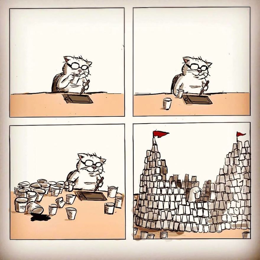 There Are Days That I Think I'll Have Just A Few Cups Of Coffee. Not Today