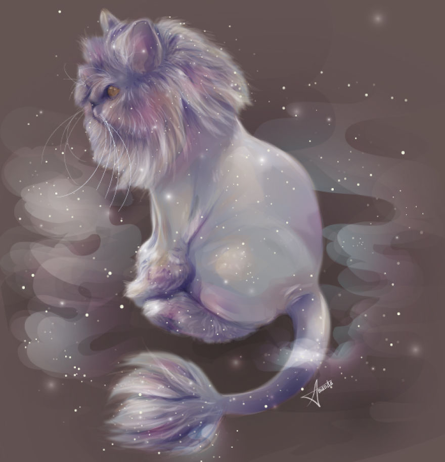 I Draw Digital Pet Portraits That Are Out Of This World