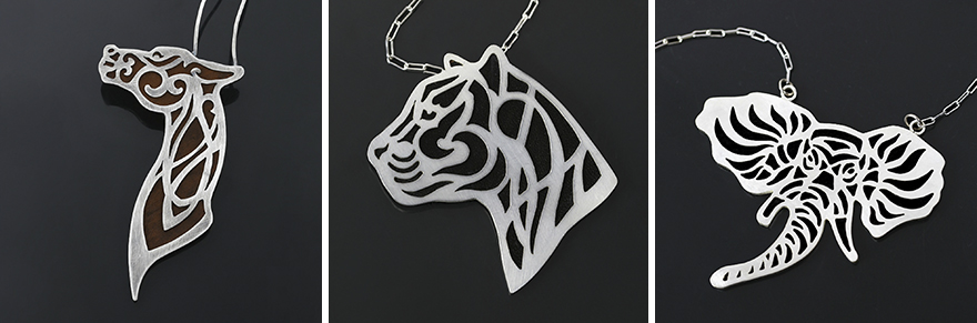 I Turn My Detailed Sketches Into Silver Animal Jewelry I Turn My Detailed Sketches Into Silver Animal Jewelry