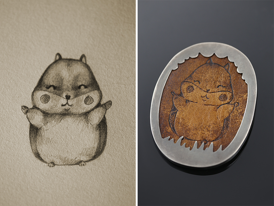 I Turn My Detailed Sketches Into Silver Animal Jewelry I Turn My Detailed Sketches Into Silver Animal Jewelry