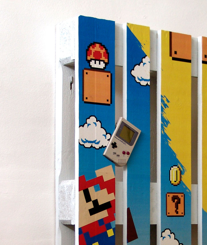 I Transformed Pallets Into A Functional Wall Decoration I Transformed Pallets Into A Functional Wall Decoration