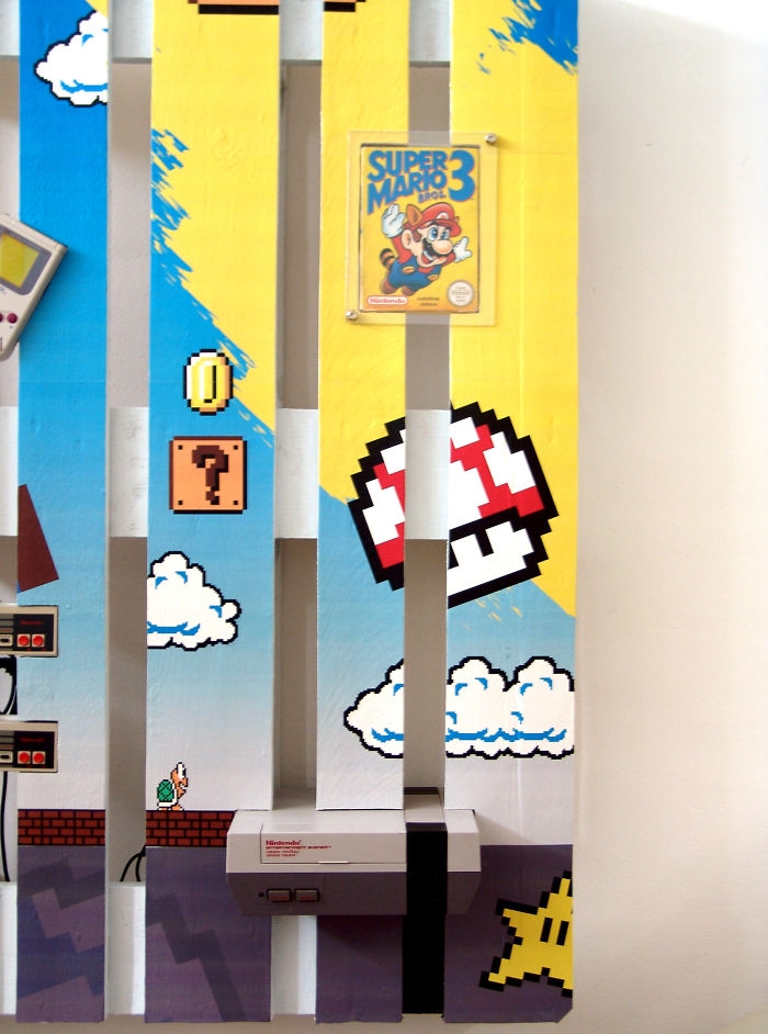 I Transformed Pallets Into A Functional Wall Decoration