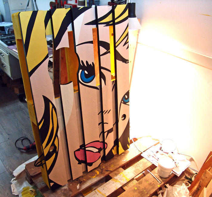 I Transformed Pallets Into A Functional Wall Decoration