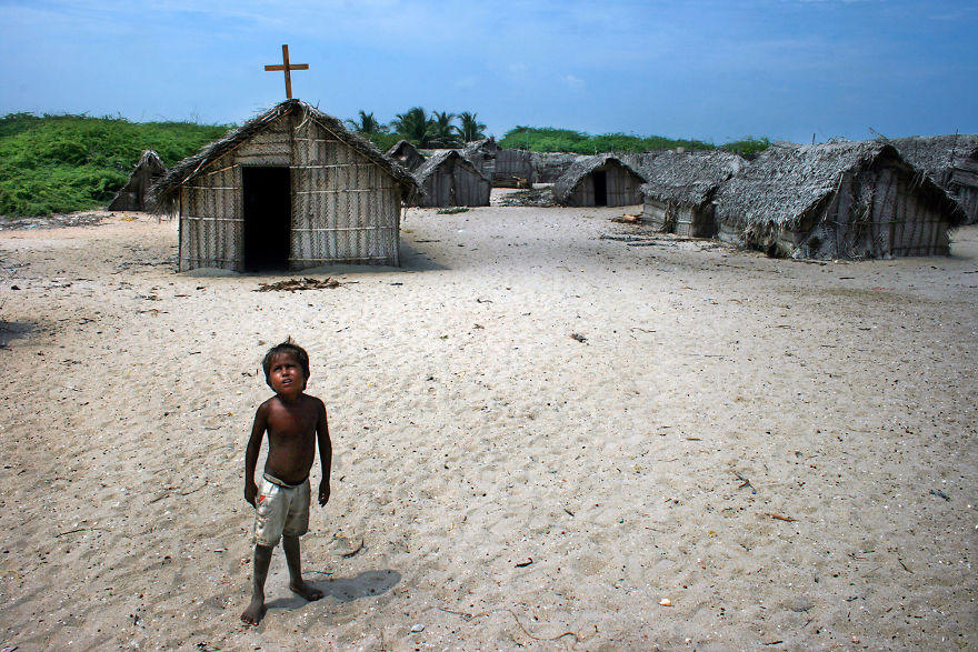 Village Near Adam’s Bridge, India