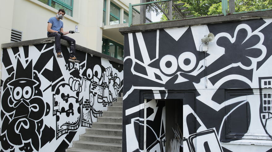 I Turned The Novel "The Alchemist" Into An 85m Long Painting In A Highschool