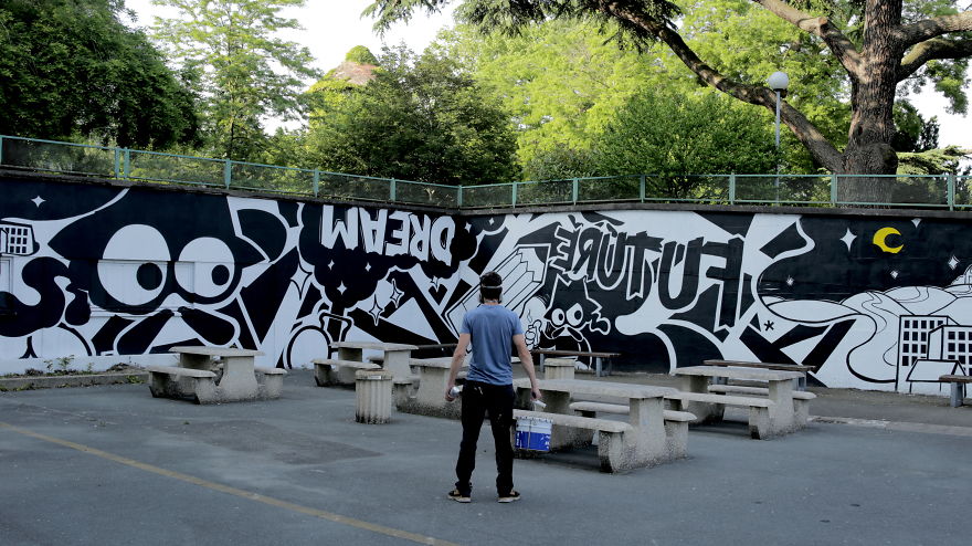 I Turned The Novel "The Alchemist" Into An 85m Long Painting In A Highschool