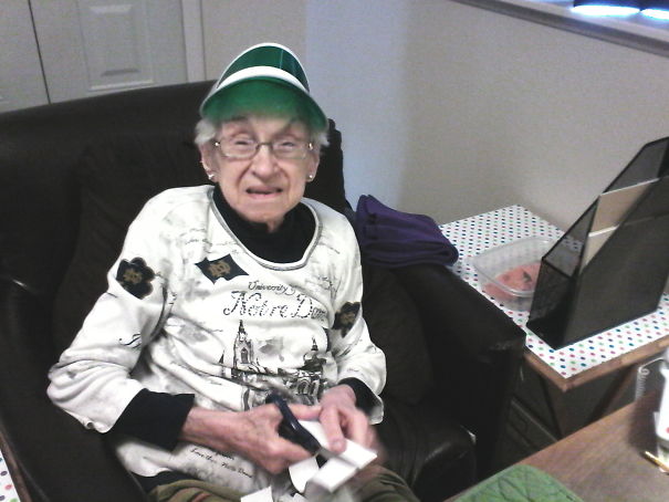 This Grandma Ready To Play Poker!