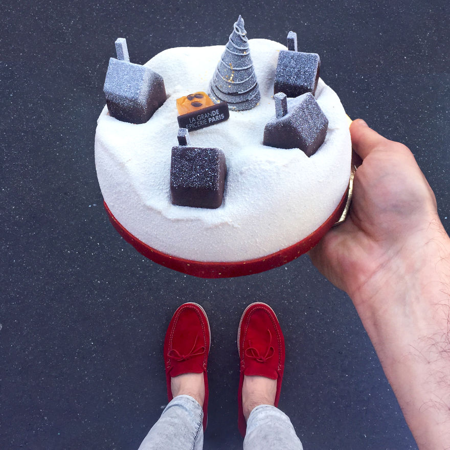 Paris Craziest Desserts For The Season Matched With Men Shoes