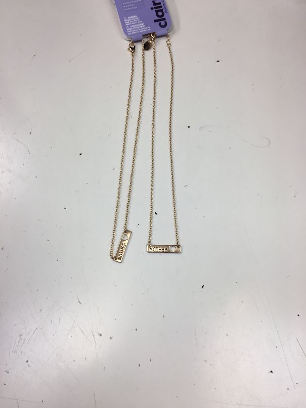 When You Had One Job And It Was To Make A Mother Daughter Necklace