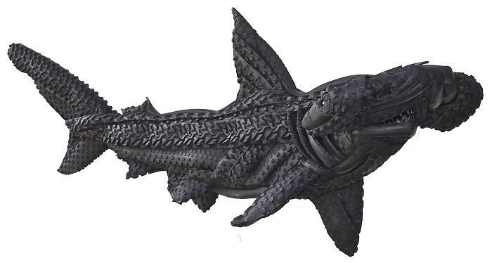 Amazing Tire Sculptures That I Create From 100-400 Separate Tires