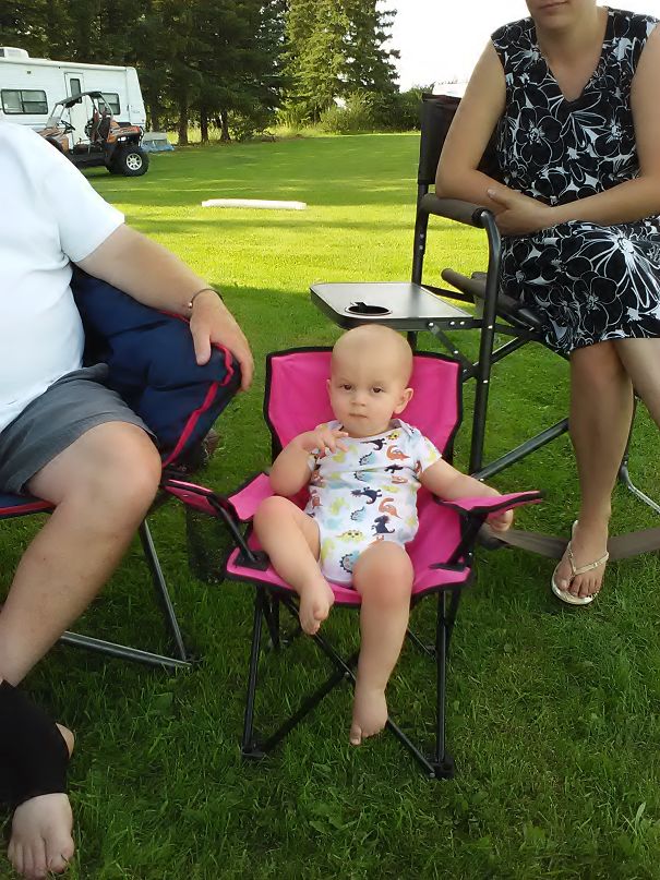 My Son Throwing The Piece Sign Lol