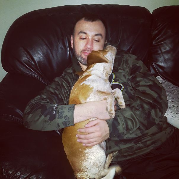 Kept Saying No When I Asked For A Dog . So I Brought Her Home And Now I Don't Know Who He Loves More.