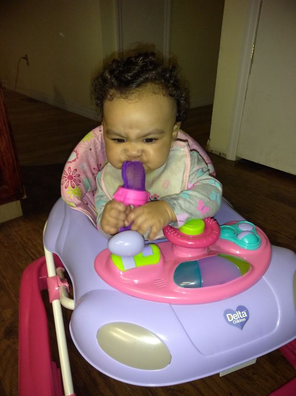 Wow...what's In This Thing??? Her First Pineapple Lol