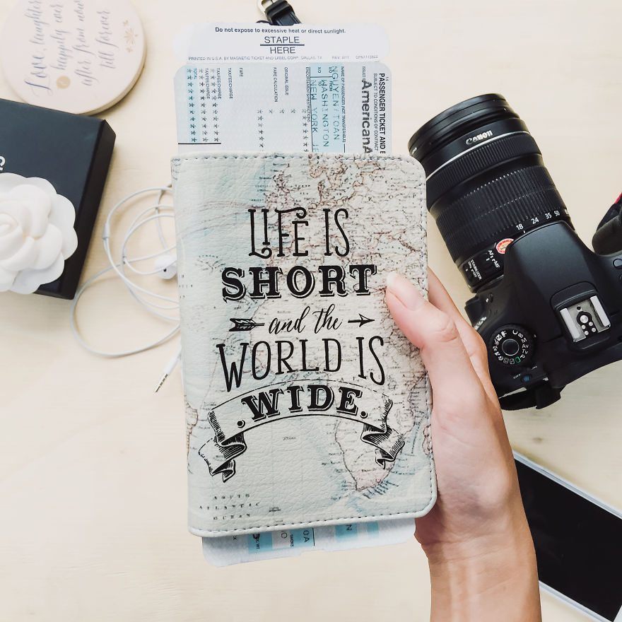 Artist Designs Passport Holders That Inspire You To Travel Artist Designs Passport Holders That Inspire You To Travel