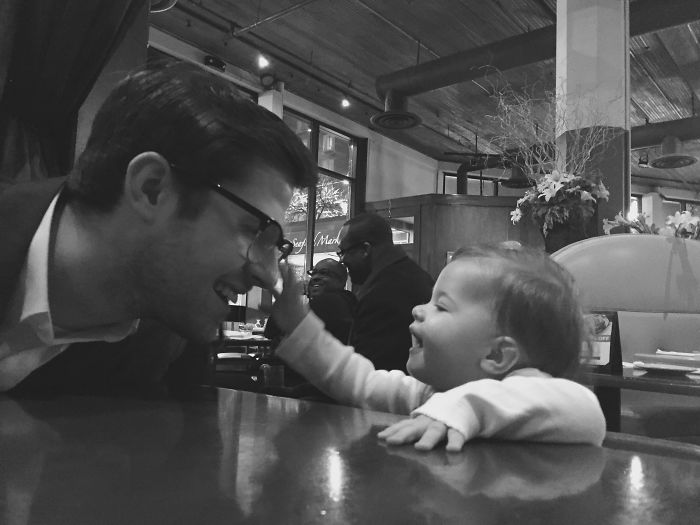 Little Girl And Her Dad, Detroit 2017