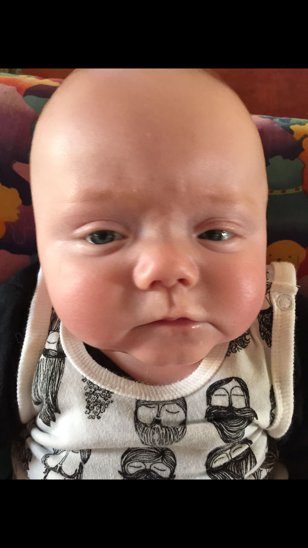 My Son At 8 Months Old: "i Said, No Paps Mother. Jesus Chraist!"