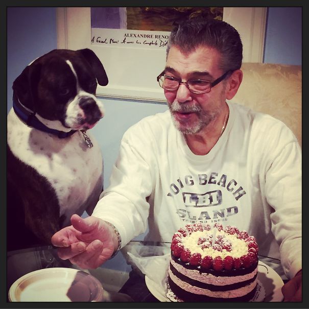 Dad Didn't Want A Dog But They Share Everything!!!