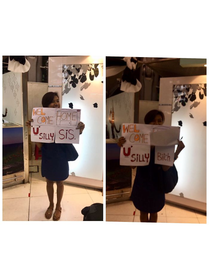 This Is How I Welcome My Sister Home!