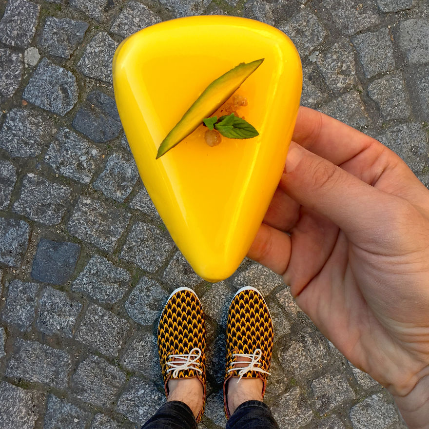 Paris Craziest Desserts For The Season Matched With Men Shoes
