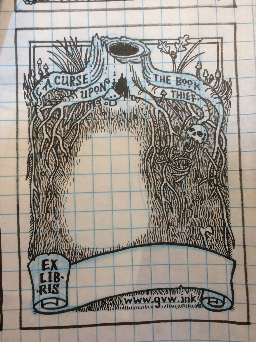 I'm Creating Book Curse Bookplates