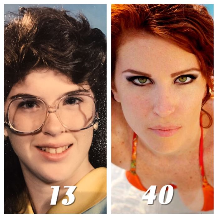 My Beautiful Wife Pam And 13 And A Few Years Ago At 40. Had To Ask Permission To Post The Pic From Decades Ago But Had To Share :)