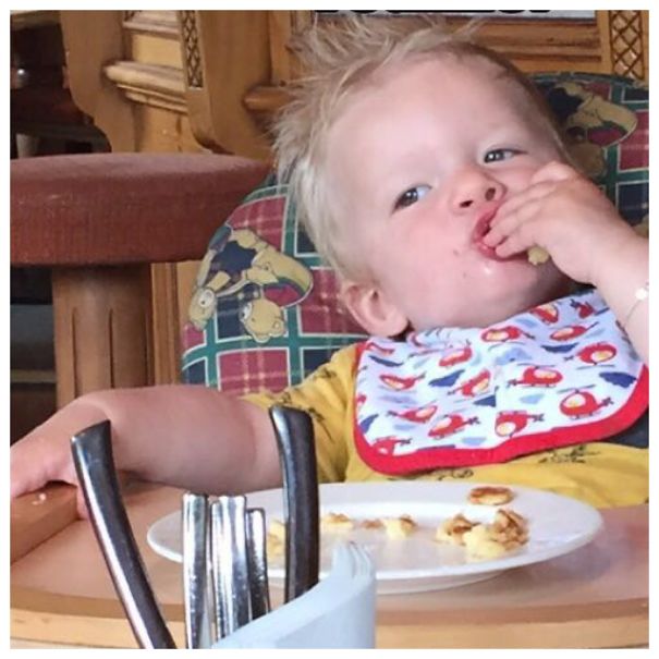 Eating Pancakes Like A Boss.