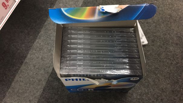 When A Customer Needs 1 Empty Cd-r And Later You Find This...