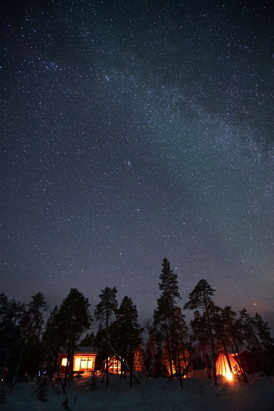 Japanese Photographer Captured Beautiful Winter Lights Of Finland