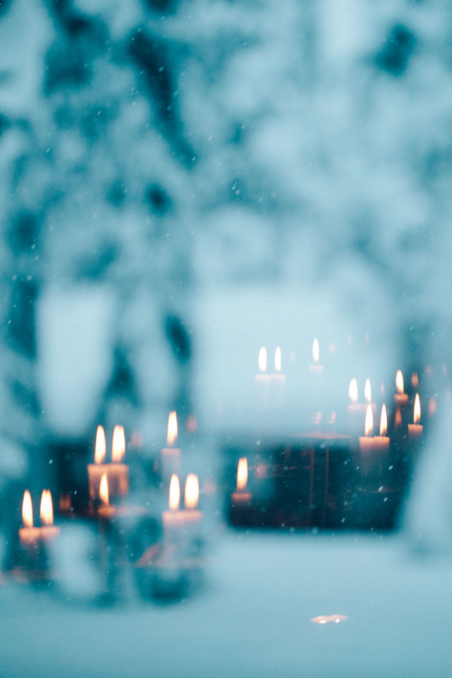 Japanese Photographer Captured Beautiful Winter Lights Of Finland