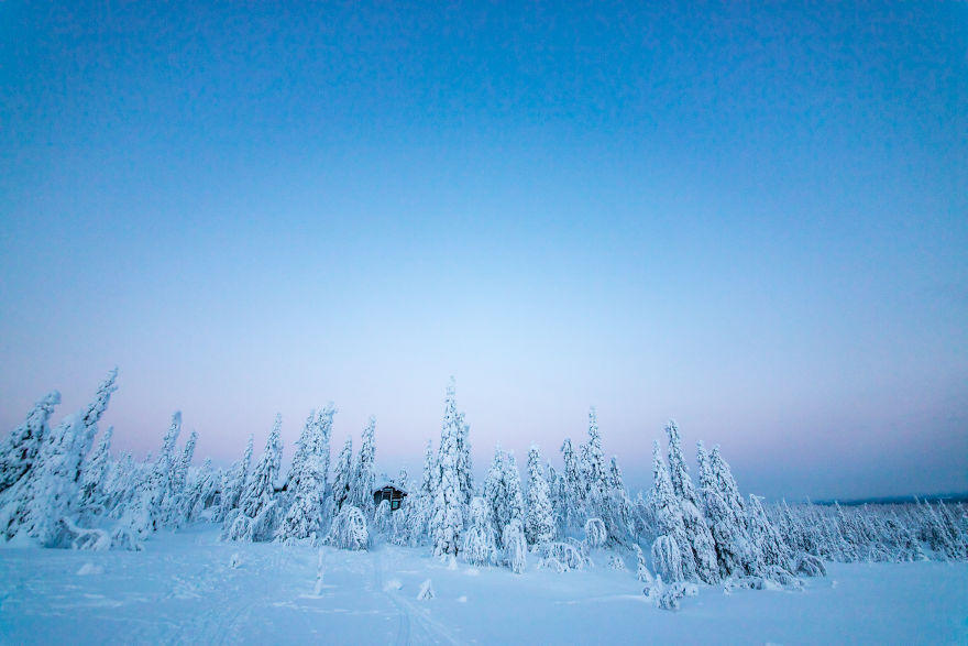 Japanese Photographer Captured Beautiful Winter Lights Of Finland