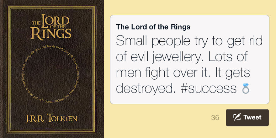 America’s Best Novels In 140 Characters Or Less