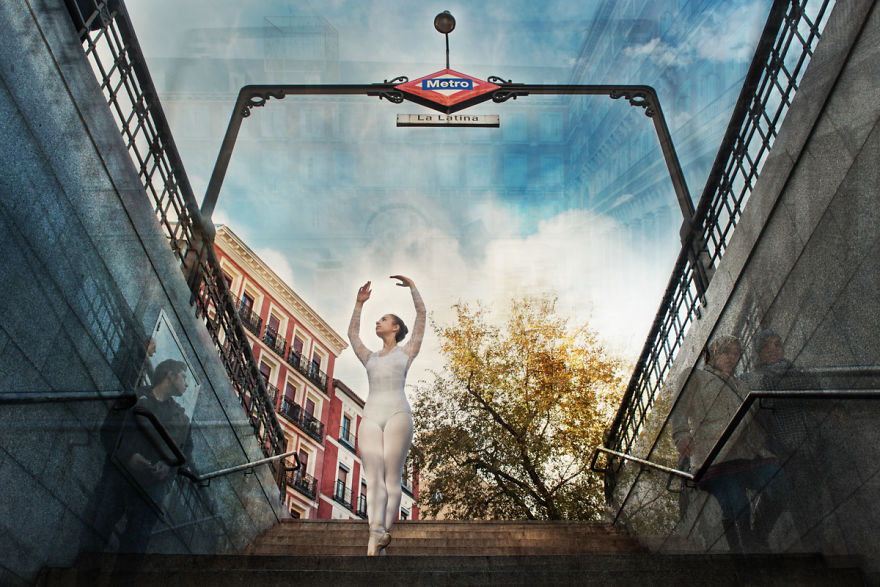 Surrealist Dancers In Madrid