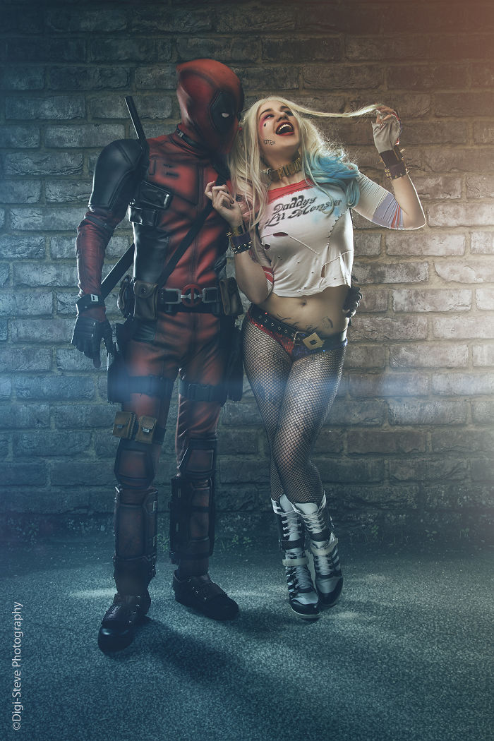 Photographer Recreates Harley Quinn And Deadpool Fan-Art! The Results Are Awesome!