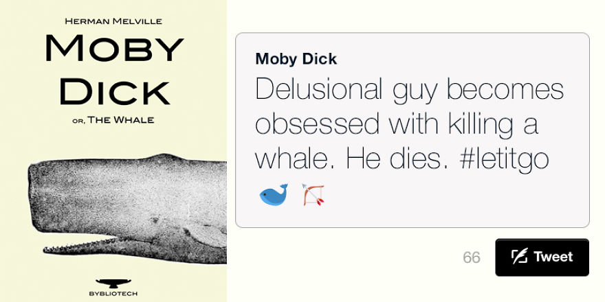 America’s Best Novels In 140 Characters Or Less