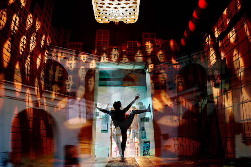 Surrealist Dancers In Madrid