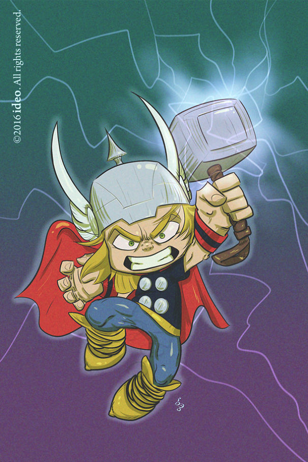 My Friend Draws Adorable Chibi Versions Of Popular Characters. How Many Can You Recognize?