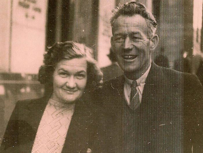 My Nan And Pop Sydney Street Shot 1940's